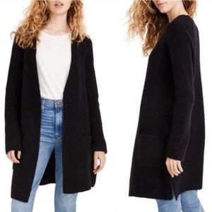 Madewell || Backstage Ribbed Merino Wool Alpaca Blend Open Cardigan
